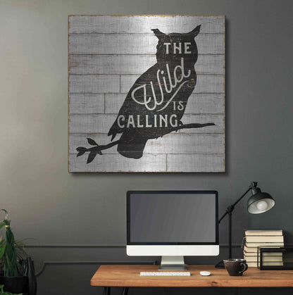 Luxe Metal Art 'Lake Lodge III' by Sue Schlabach, Metal Wall Art,36x36