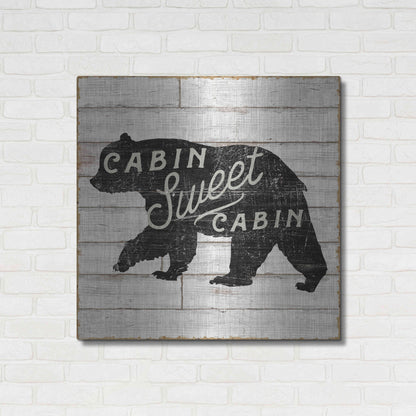 Luxe Metal Art 'Lake Lodge IV' by Sue Schlabach, Metal Wall Art,36x36