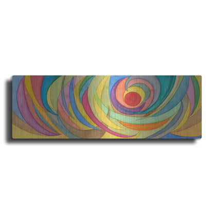 Luxe Metal Art 'Watercolor Arches I' by Nikki Galapon, Metal Wall Art