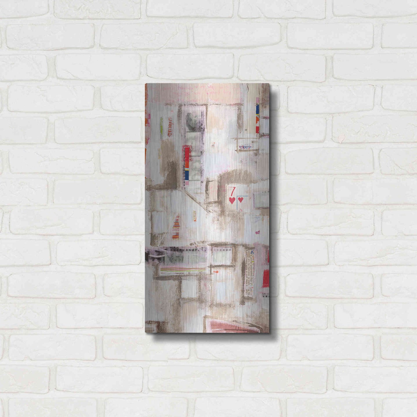 Luxe Metal Art 'Plans Four I' by Nikki Galapon, Metal Wall Art,12x24