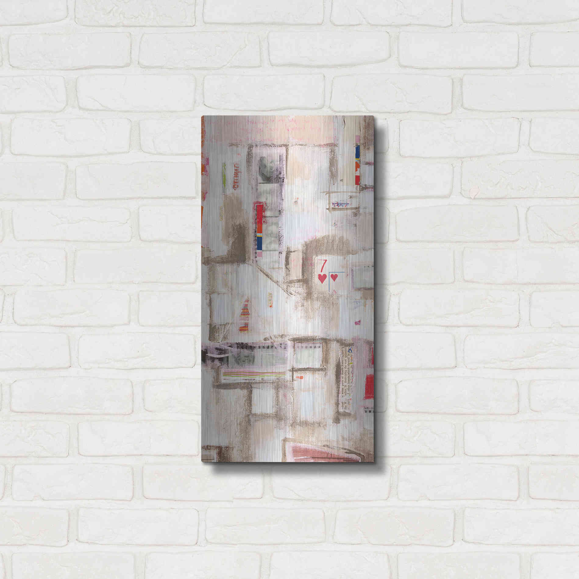 Luxe Metal Art 'Plans Four I' by Nikki Galapon, Metal Wall Art,12x24