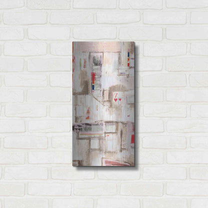 Luxe Metal Art 'Plans Four I' by Nikki Galapon, Metal Wall Art,12x24