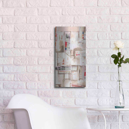 Luxe Metal Art 'Plans Four I' by Nikki Galapon, Metal Wall Art,12x24