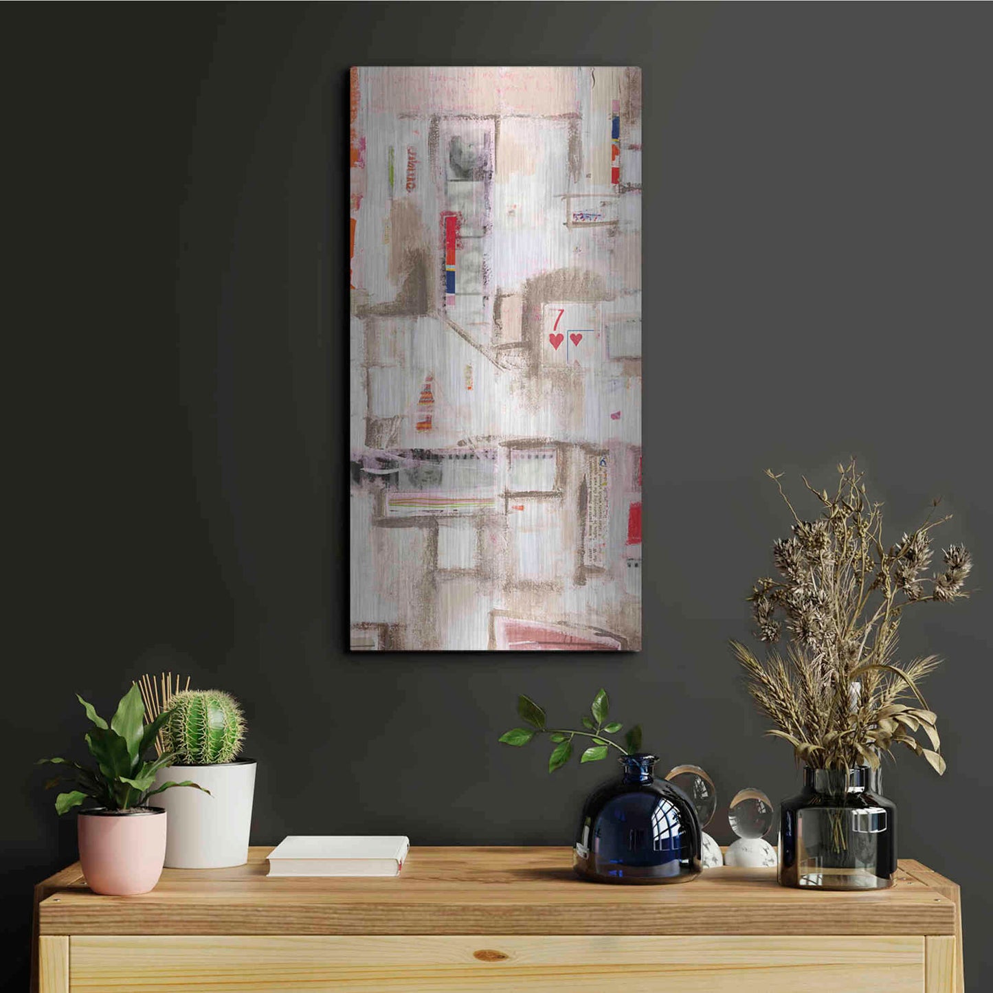 Luxe Metal Art 'Plans Four I' by Nikki Galapon, Metal Wall Art,12x24