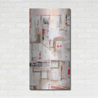 Luxe Metal Art 'Plans Four I' by Nikki Galapon, Metal Wall Art,24x48