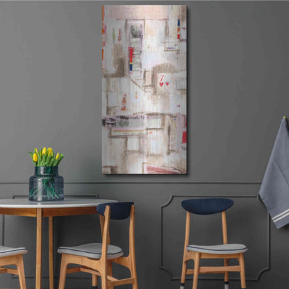 Luxe Metal Art 'Plans Four I' by Nikki Galapon, Metal Wall Art,24x48