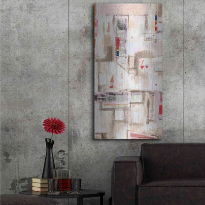 Luxe Metal Art 'Plans Four I' by Nikki Galapon, Metal Wall Art,24x48