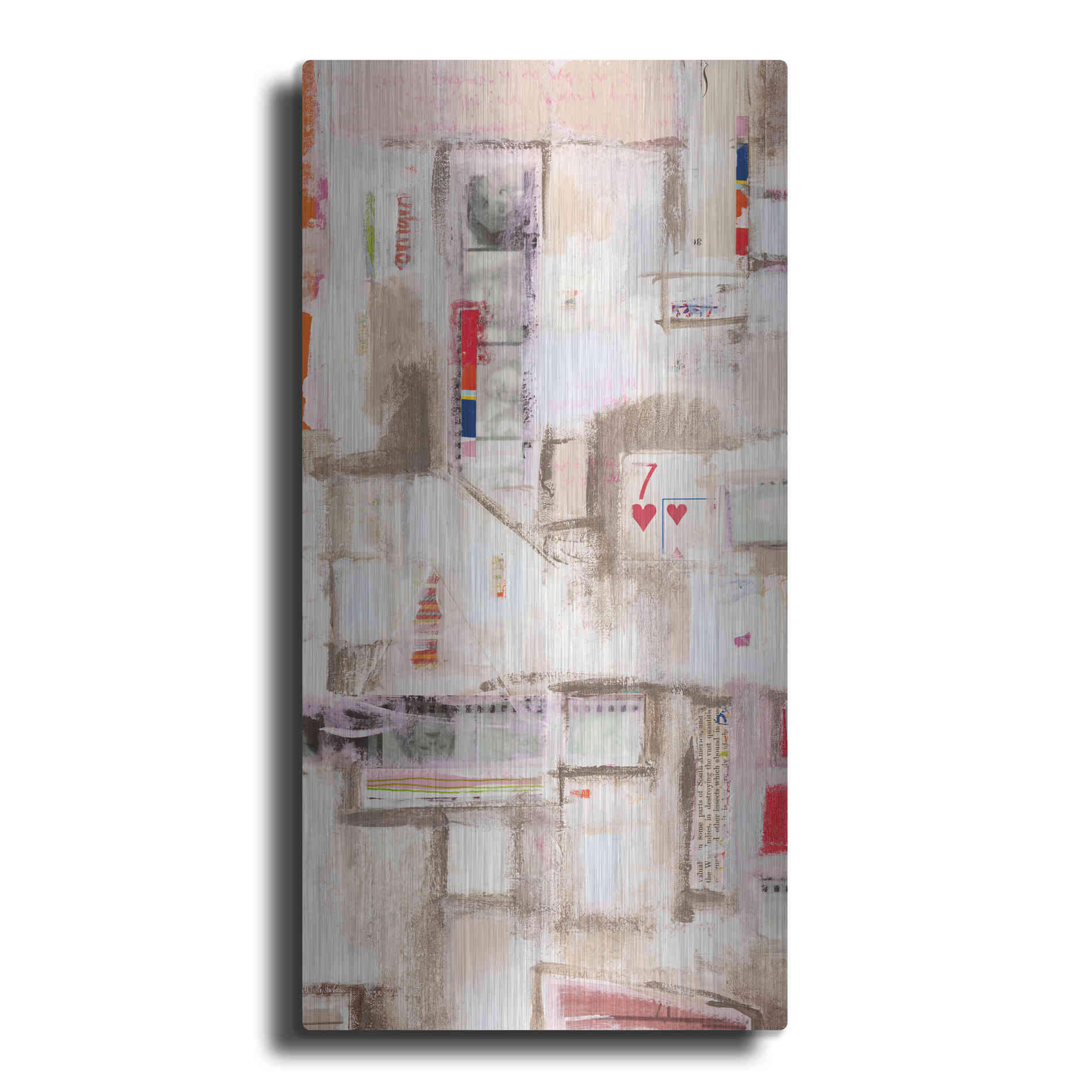 Luxe Metal Art 'Plans Four I' by Nikki Galapon, Metal Wall Art