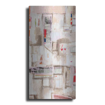 Luxe Metal Art 'Plans Four I' by Nikki Galapon, Metal Wall Art