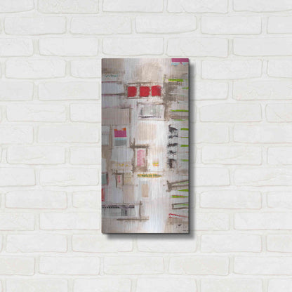 Luxe Metal Art 'Plans Four II' by Nikki Galapon, Metal Wall Art,12x24