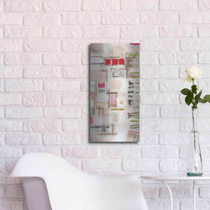 Luxe Metal Art 'Plans Four II' by Nikki Galapon, Metal Wall Art,12x24