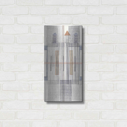Luxe Metal Art 'Pinnacle I' by Nikki Galapon, Metal Wall Art,12x24