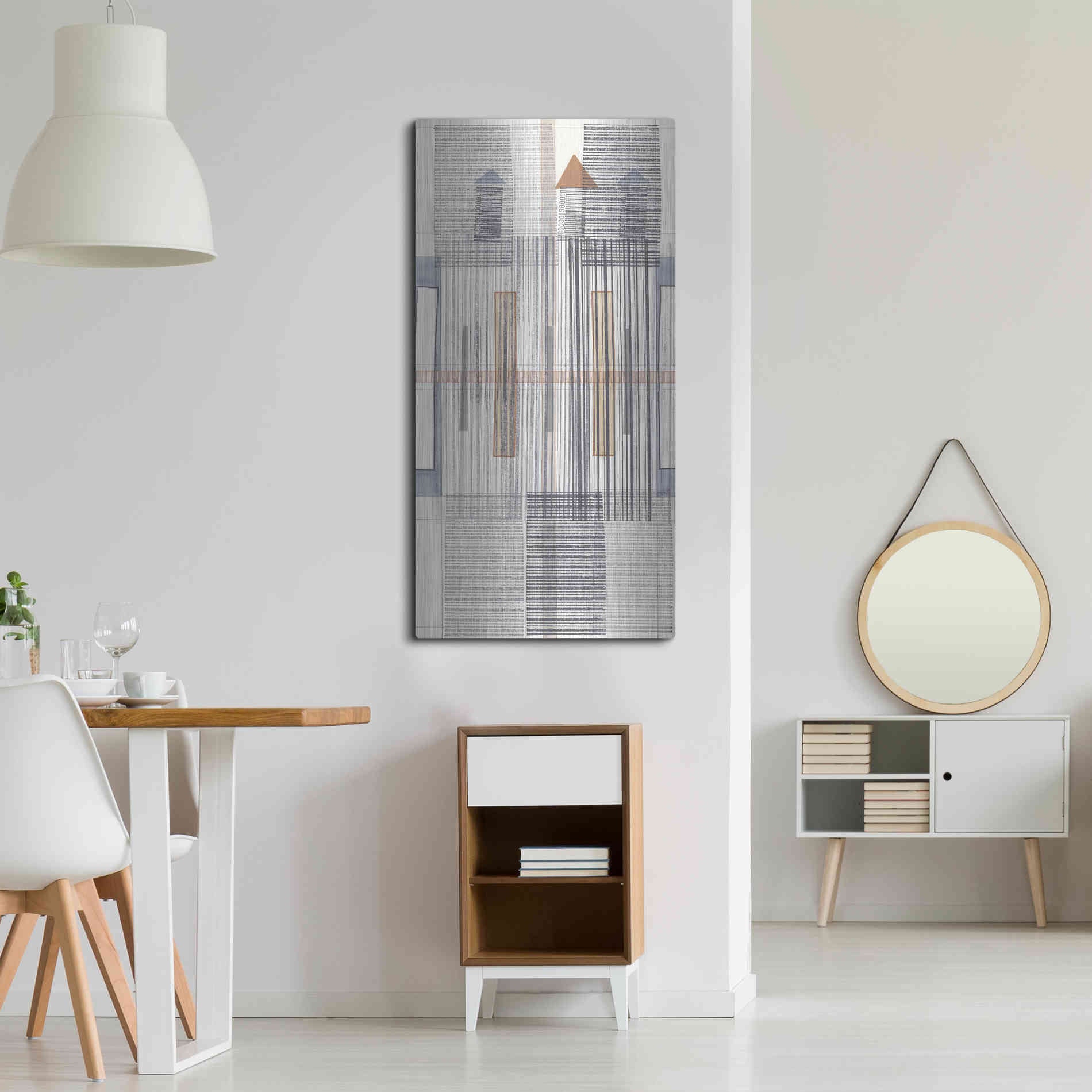 Luxe Metal Art 'Pinnacle I' by Nikki Galapon, Metal Wall Art,24x48