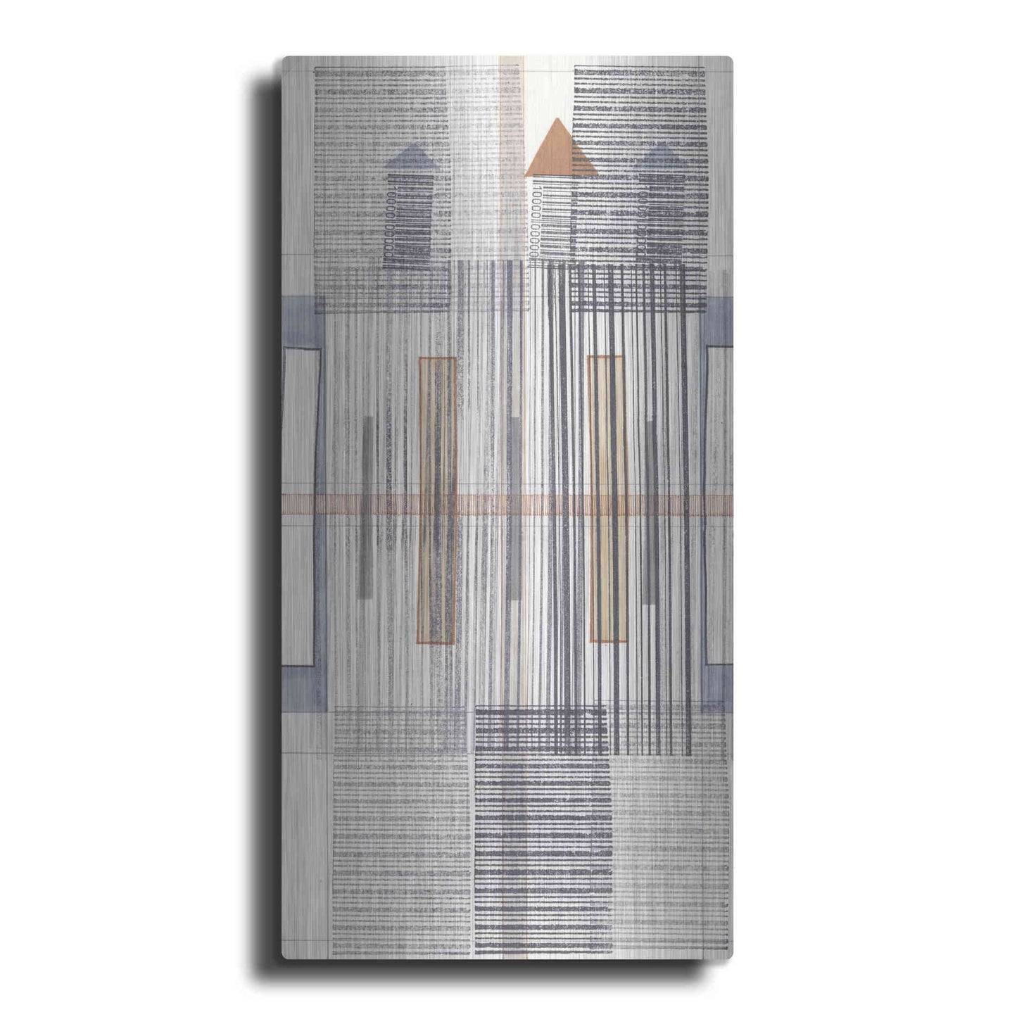 Luxe Metal Art 'Pinnacle I' by Nikki Galapon, Metal Wall Art
