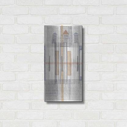 Luxe Metal Art 'Pinnacle II' by Nikki Galapon, Metal Wall Art,12x24