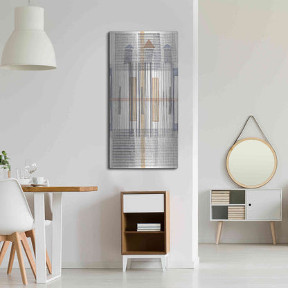Luxe Metal Art 'Pinnacle II' by Nikki Galapon, Metal Wall Art,24x48