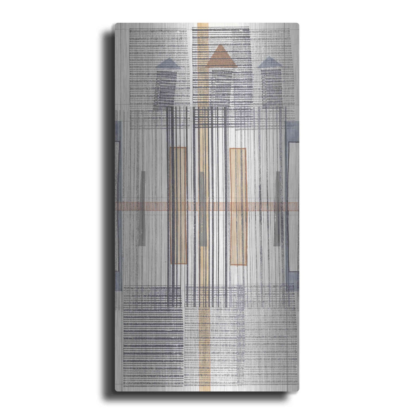 Luxe Metal Art 'Pinnacle II' by Nikki Galapon, Metal Wall Art