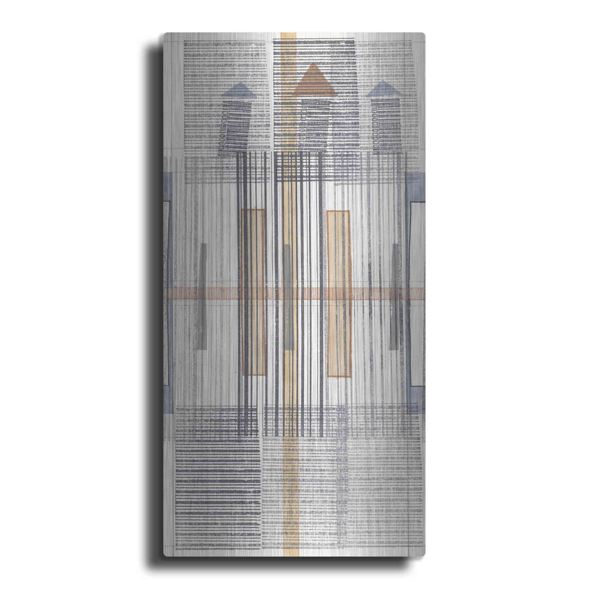 Luxe Metal Art 'Pinnacle II' by Nikki Galapon, Metal Wall Art