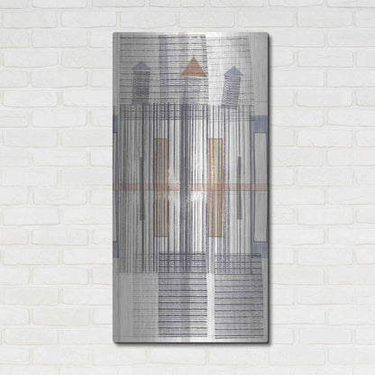 Luxe Metal Art 'Pinnacle III' by Nikki Galapon, Metal Wall Art,24x48