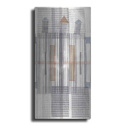 Luxe Metal Art 'Pinnacle III' by Nikki Galapon, Metal Wall Art