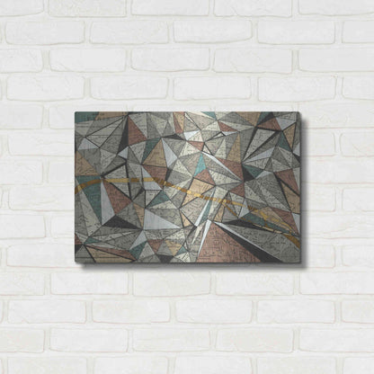 Luxe Metal Art 'Modern Map of Paris' by Nikki Galapon, Metal Wall Art,24x16