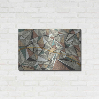 Luxe Metal Art 'Modern Map of Paris' by Nikki Galapon, Metal Wall Art,36x24