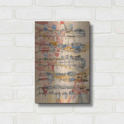 Luxe Metal Art 'P Grazioso' by Nikki Galapon, Metal Wall Art,12x16
