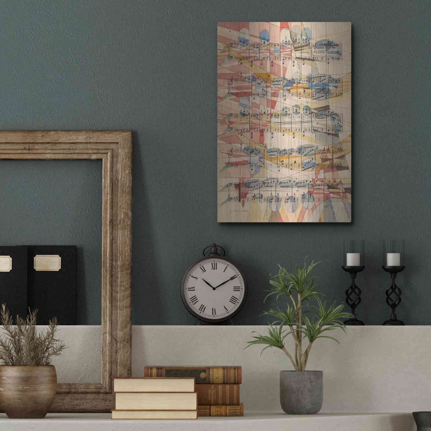 Luxe Metal Art 'P Grazioso' by Nikki Galapon, Metal Wall Art,12x16