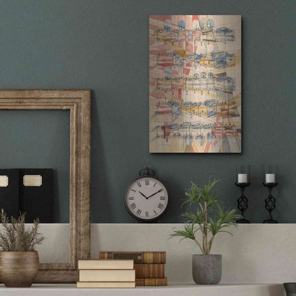Luxe Metal Art 'P Grazioso' by Nikki Galapon, Metal Wall Art,12x16