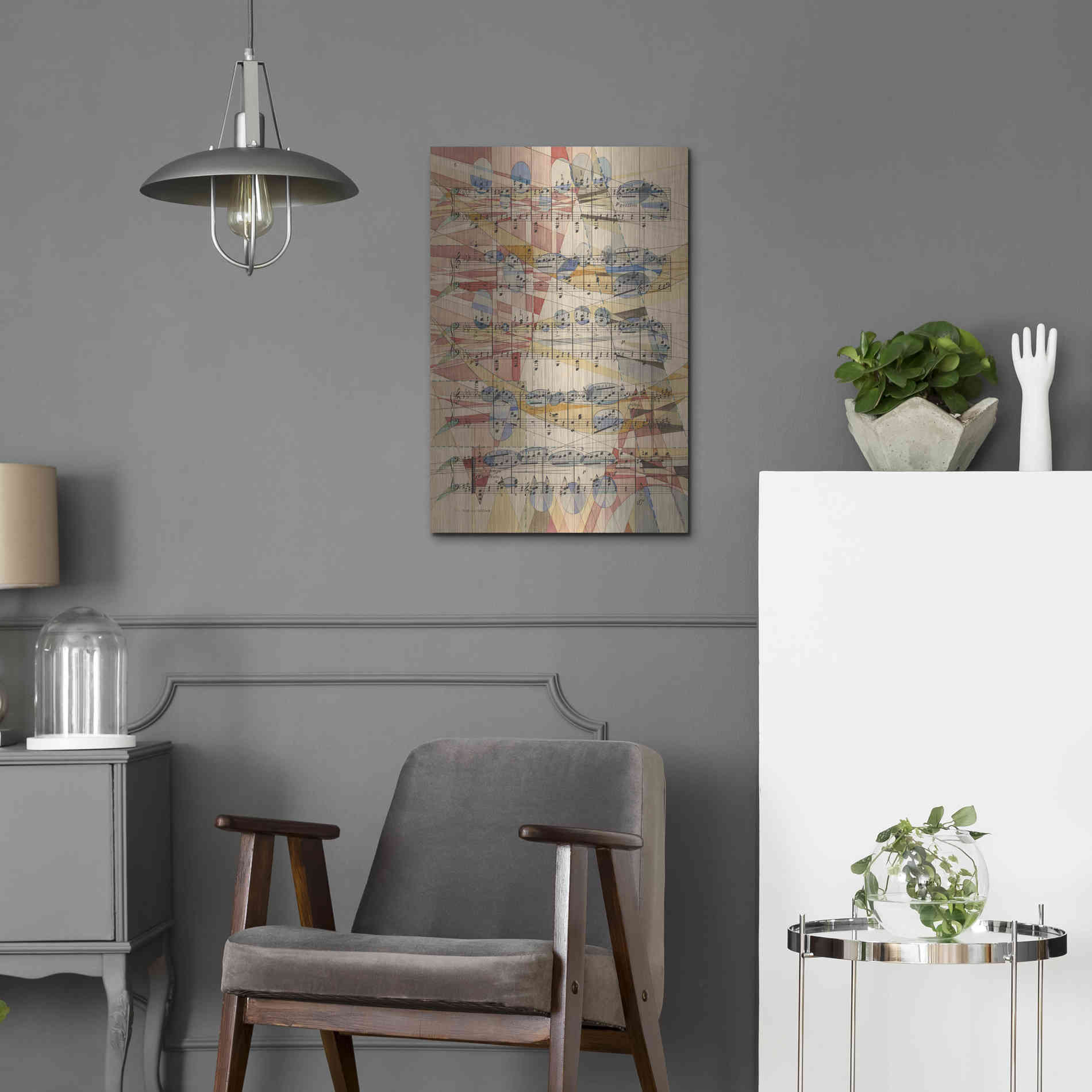 Luxe Metal Art 'P Grazioso' by Nikki Galapon, Metal Wall Art,16x24