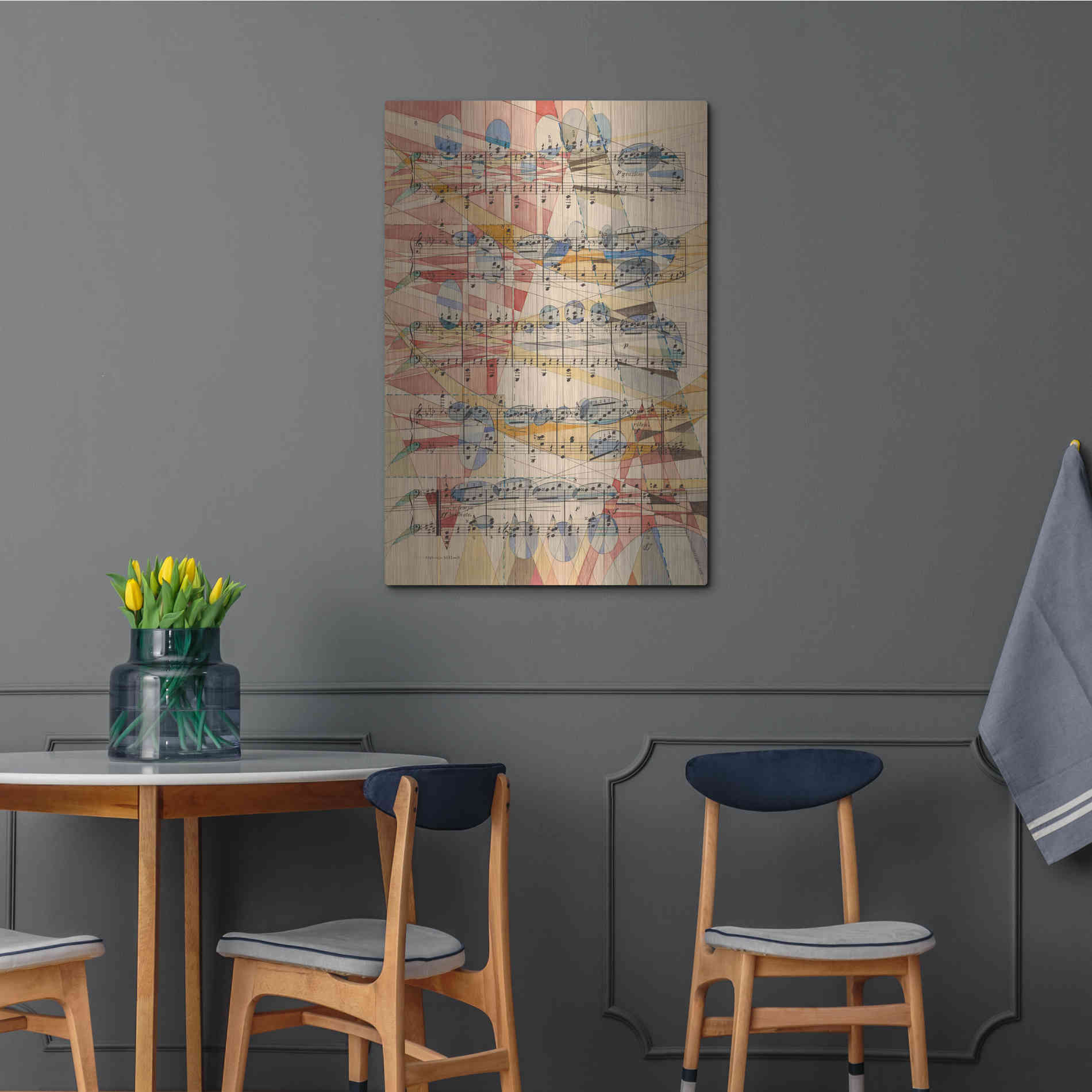 Luxe Metal Art 'P Grazioso' by Nikki Galapon, Metal Wall Art,24x36