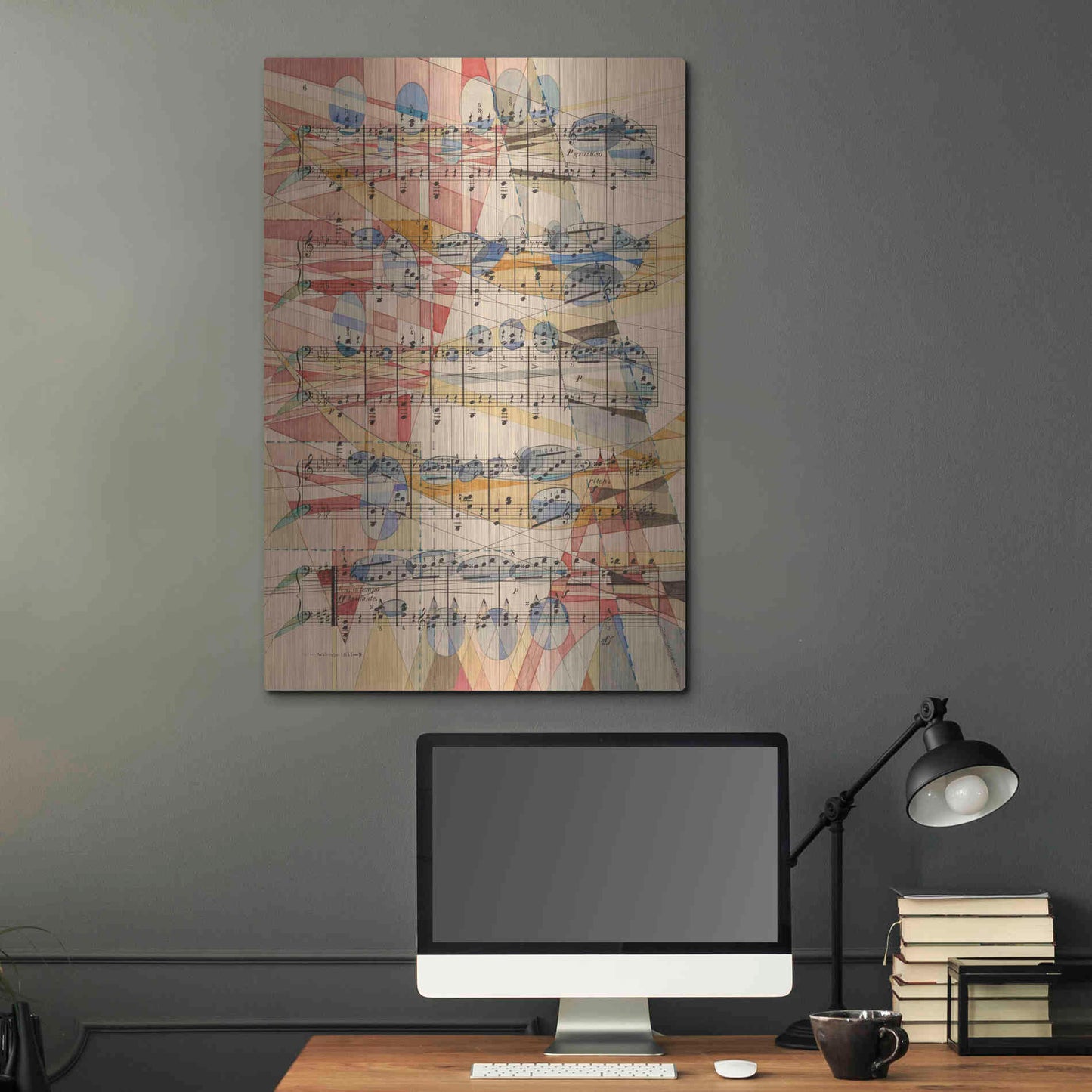 Luxe Metal Art 'P Grazioso' by Nikki Galapon, Metal Wall Art,24x36