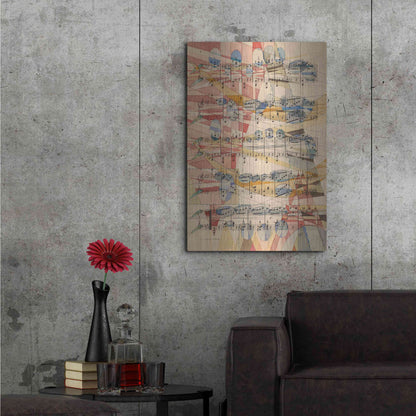 Luxe Metal Art 'P Grazioso' by Nikki Galapon, Metal Wall Art,24x36