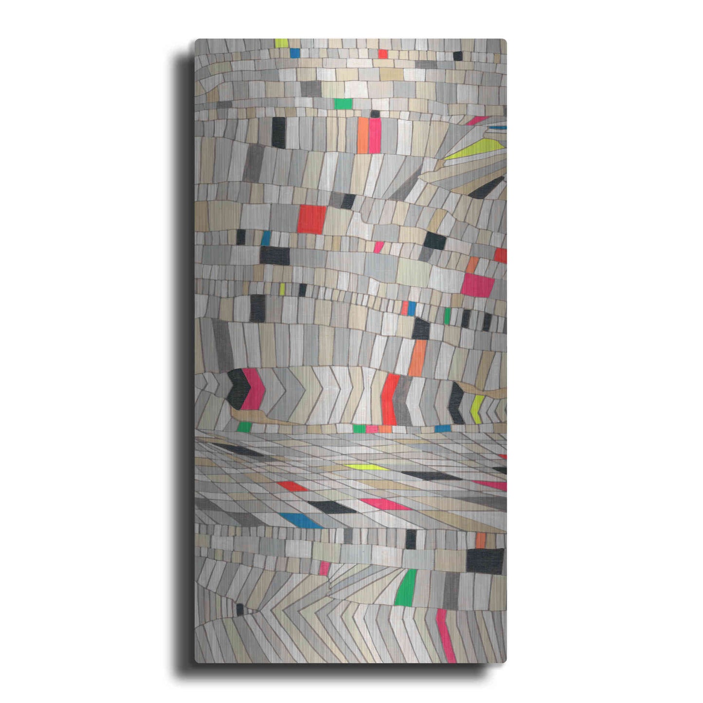 Luxe Metal Art 'Hifi Grain I' by Nikki Galapon, Metal Wall Art
