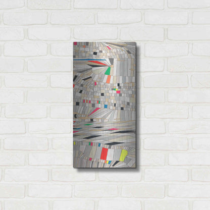 Luxe Metal Art 'Hifi Grain II' by Nikki Galapon, Metal Wall Art,12x24