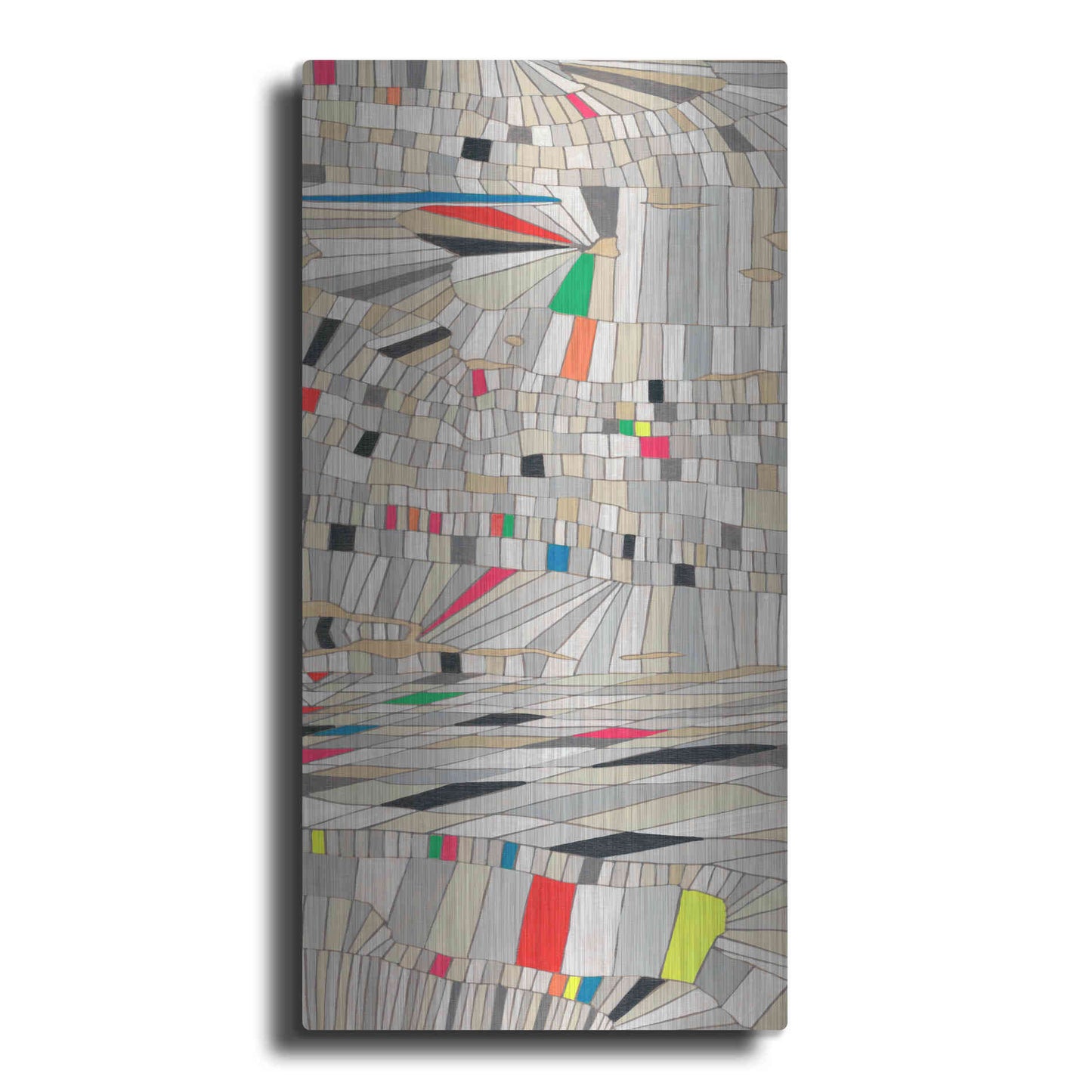 Luxe Metal Art 'Hifi Grain II' by Nikki Galapon, Metal Wall Art