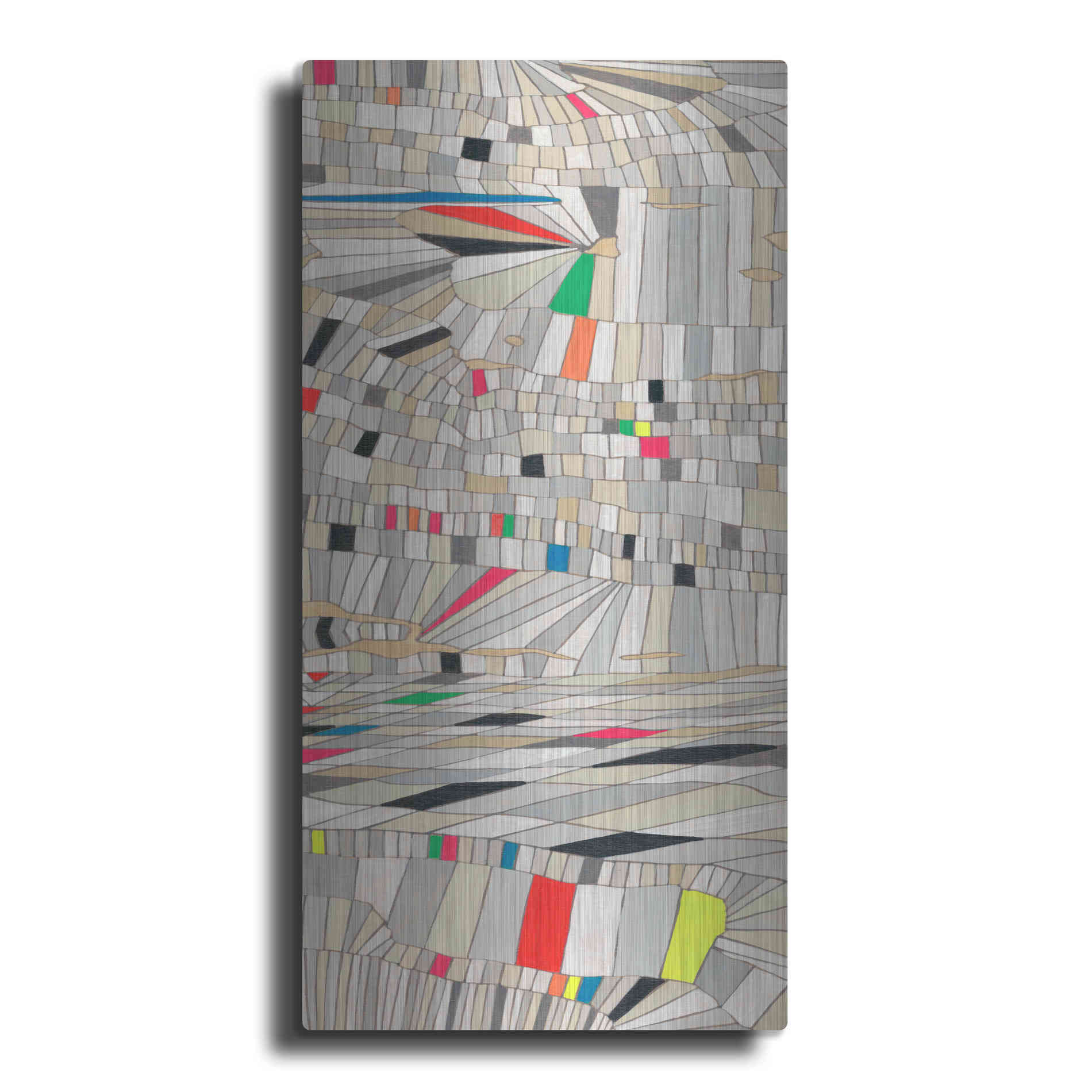Luxe Metal Art 'Hifi Grain II' by Nikki Galapon, Metal Wall Art