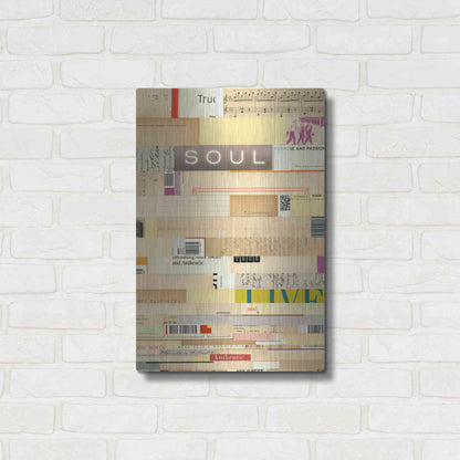 Luxe Metal Art 'True III' by Nikki Galapon, Metal Wall Art,16x24