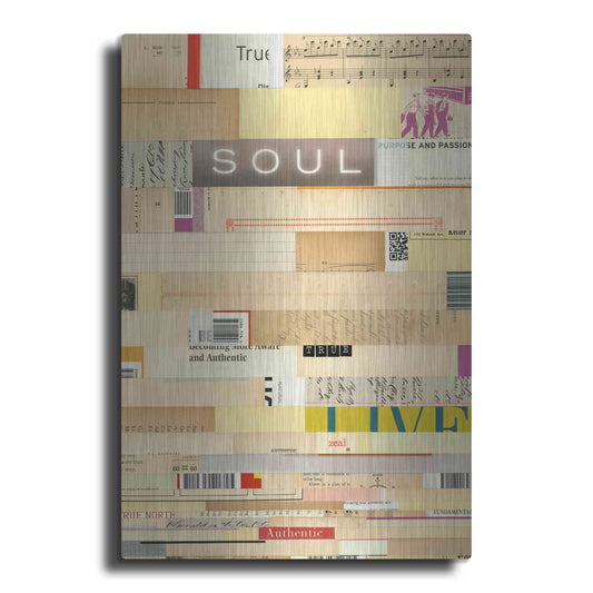 Luxe Metal Art 'True III' by Nikki Galapon, Metal Wall Art