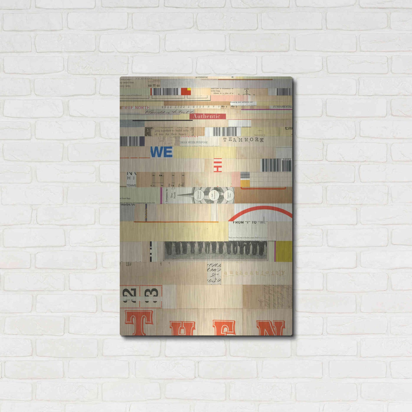 Luxe Metal Art 'True IV' by Nikki Galapon, Metal Wall Art,24x36