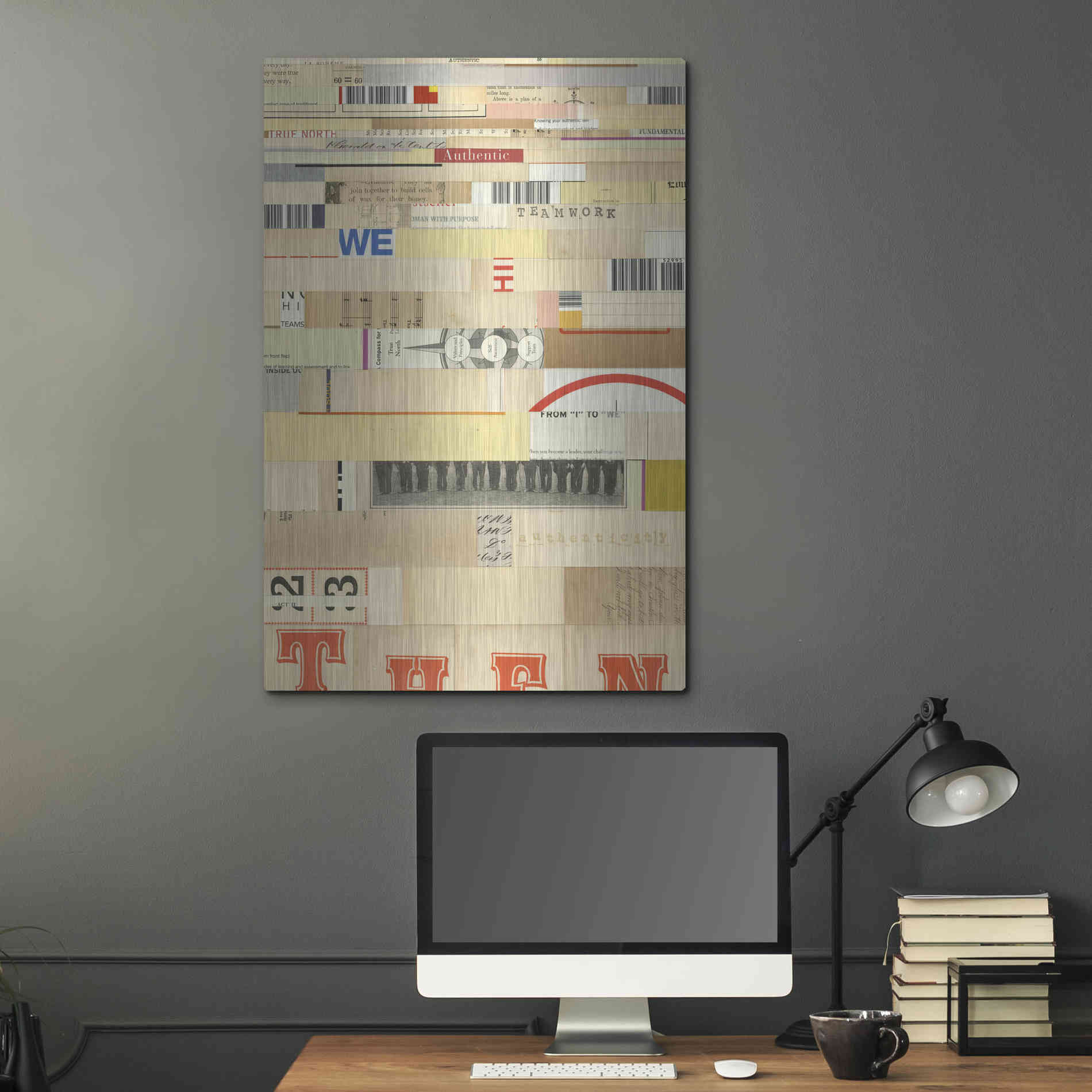 Luxe Metal Art 'True IV' by Nikki Galapon, Metal Wall Art,24x36