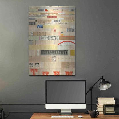 Luxe Metal Art 'True IV' by Nikki Galapon, Metal Wall Art,24x36