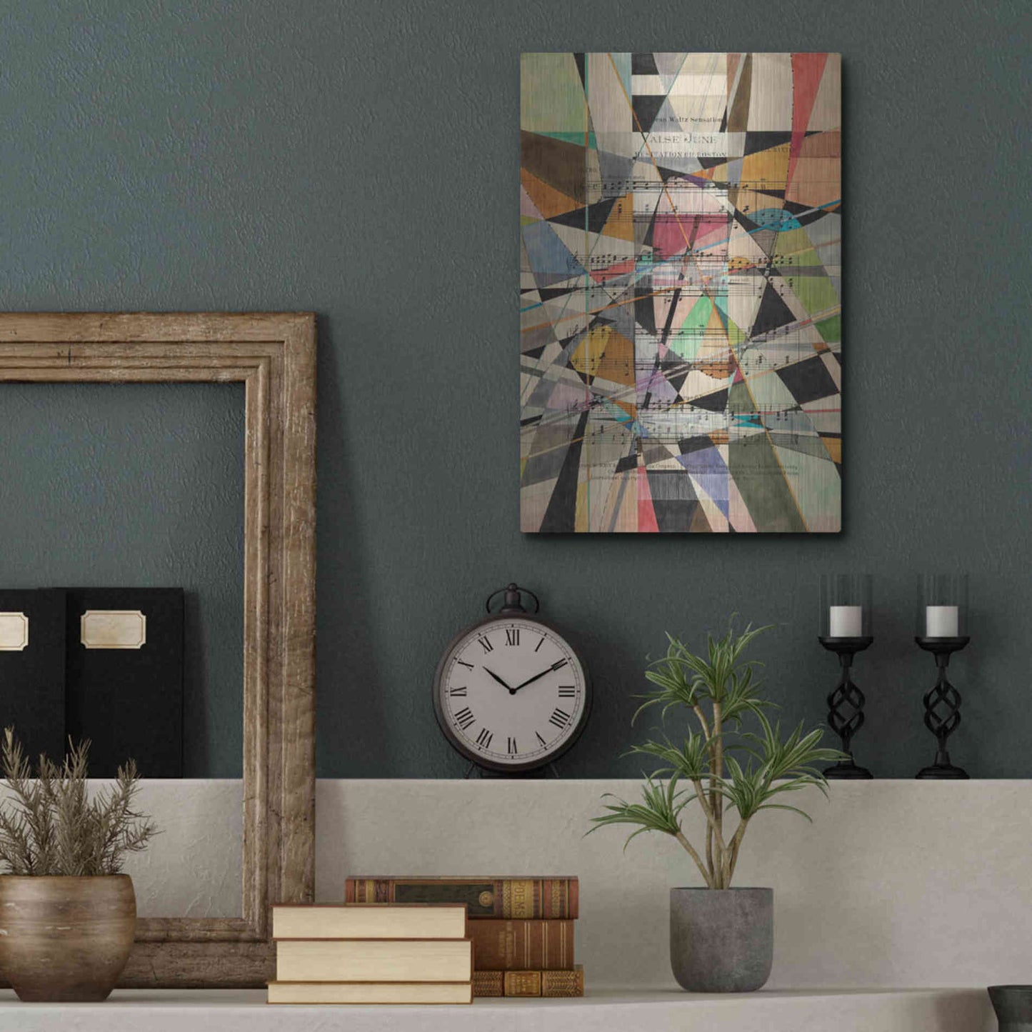 Luxe Metal Art 'Valse June' by Nikki Galapon, Metal Wall Art,12x16