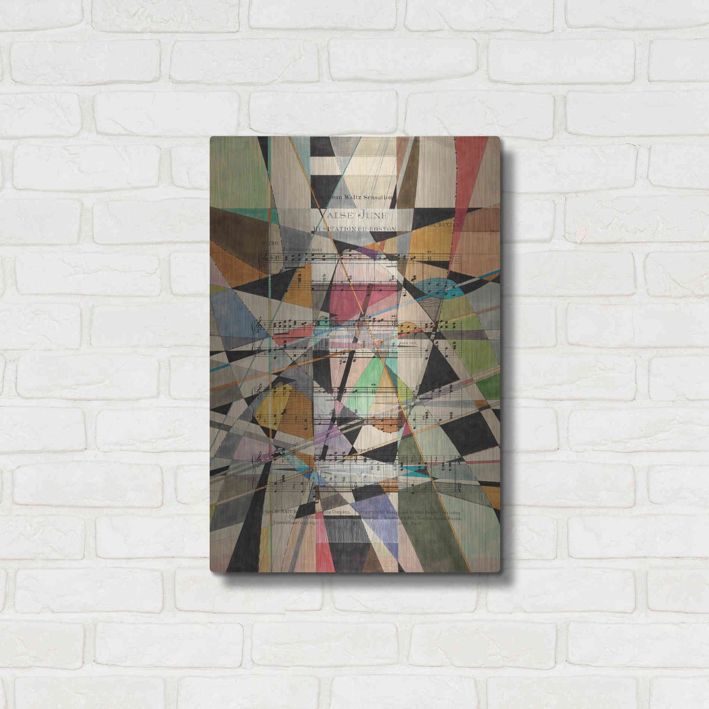 Luxe Metal Art 'Valse June' by Nikki Galapon, Metal Wall Art,16x24