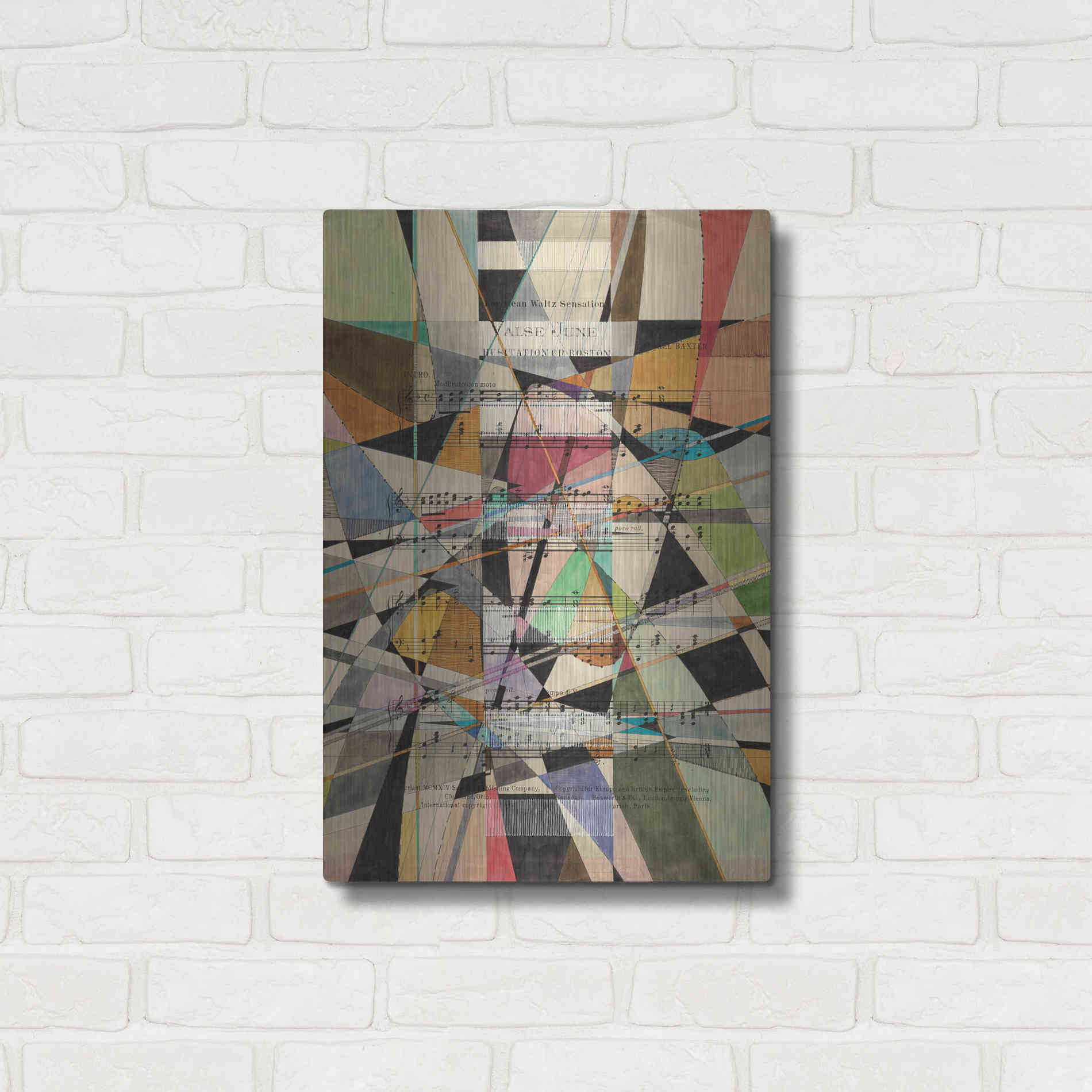 Luxe Metal Art 'Valse June' by Nikki Galapon, Metal Wall Art,16x24