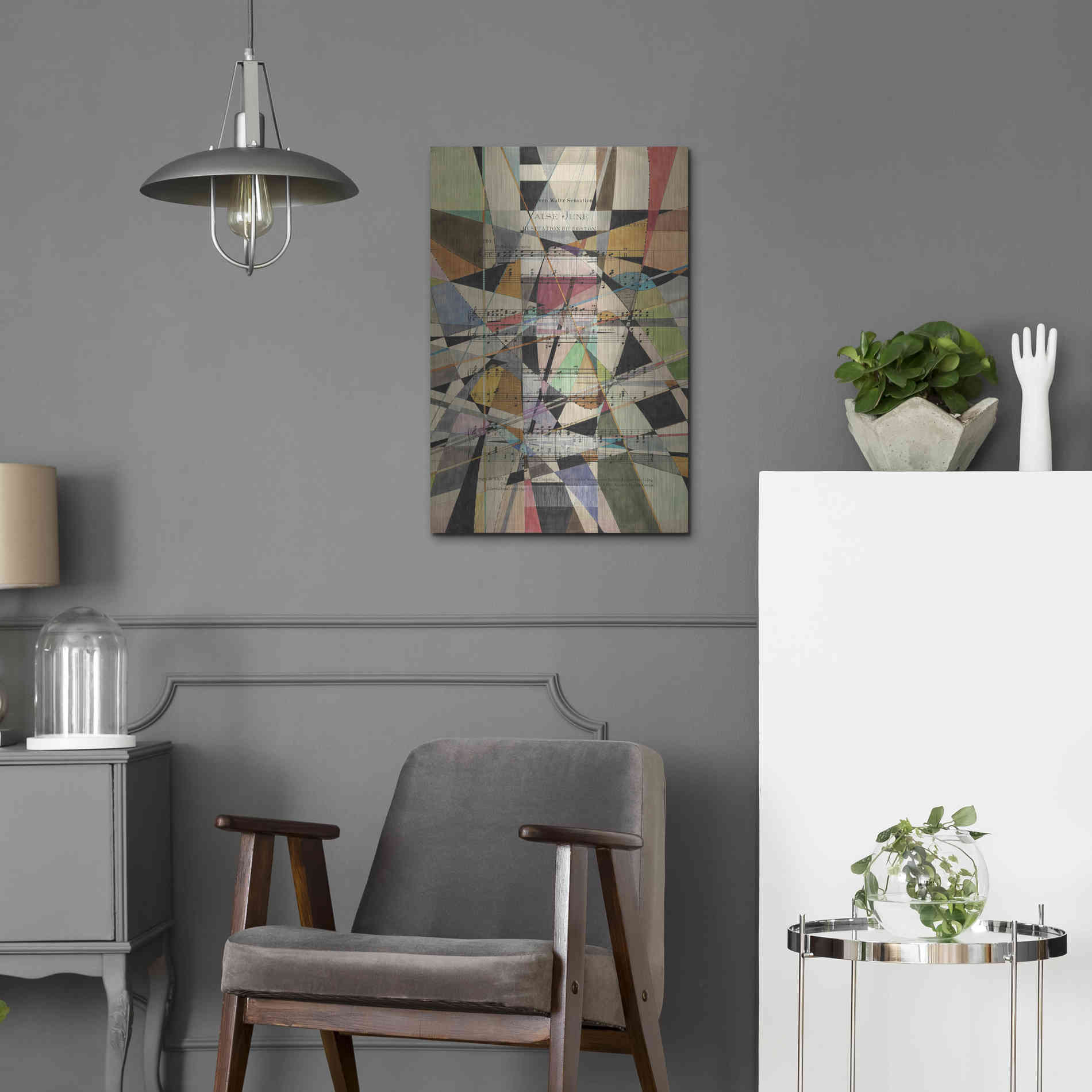 Luxe Metal Art 'Valse June' by Nikki Galapon, Metal Wall Art,16x24
