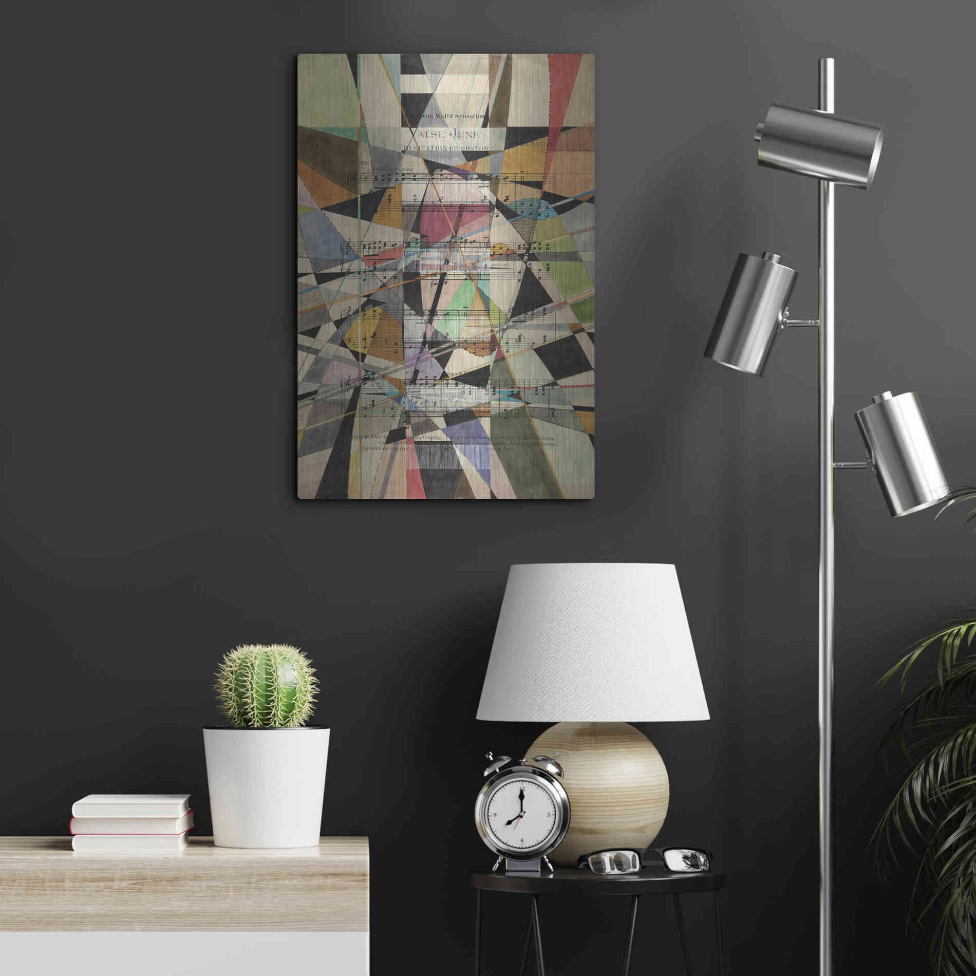 Luxe Metal Art 'Valse June' by Nikki Galapon, Metal Wall Art,16x24