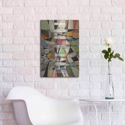 Luxe Metal Art 'Valse June' by Nikki Galapon, Metal Wall Art,16x24