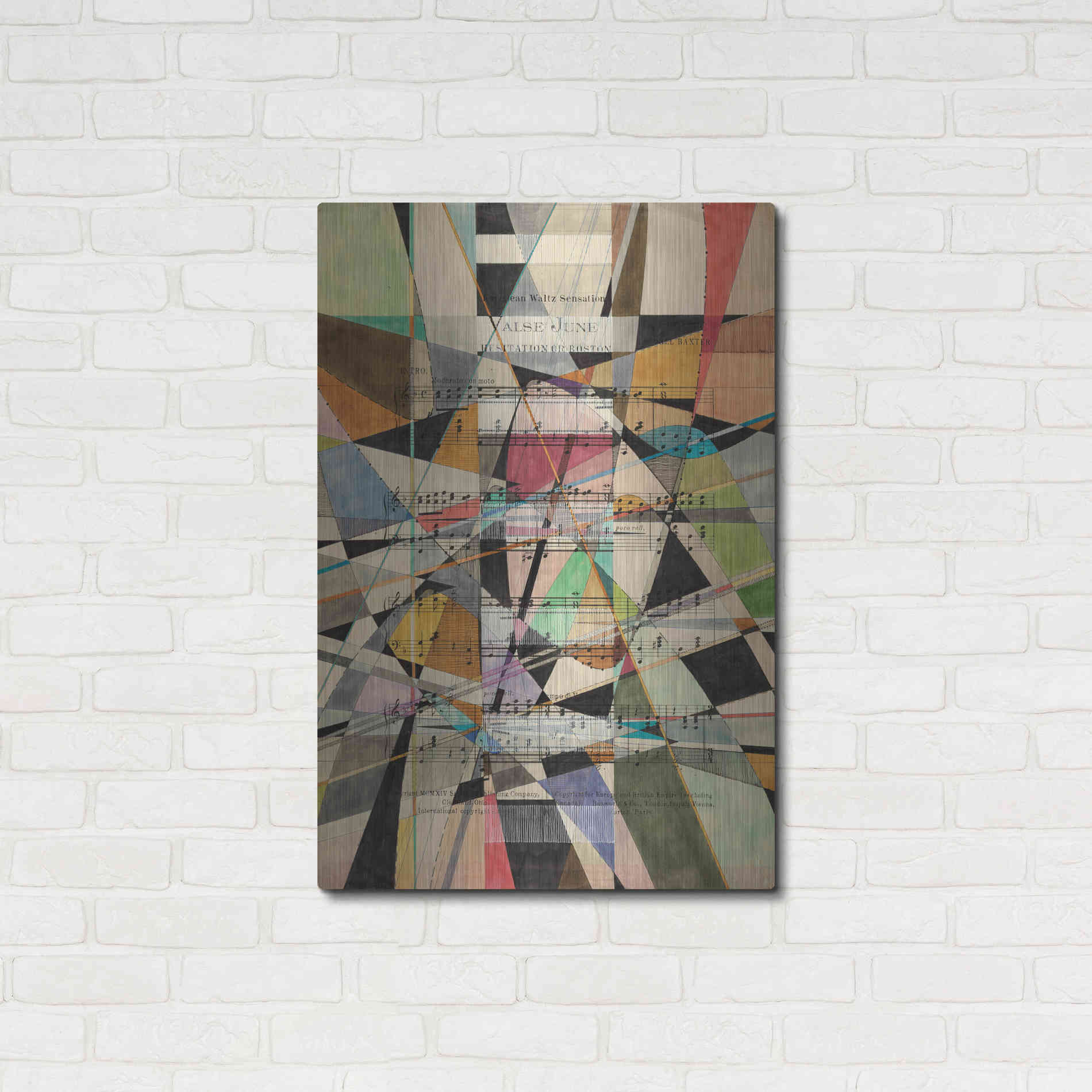 Luxe Metal Art 'Valse June' by Nikki Galapon, Metal Wall Art,24x36
