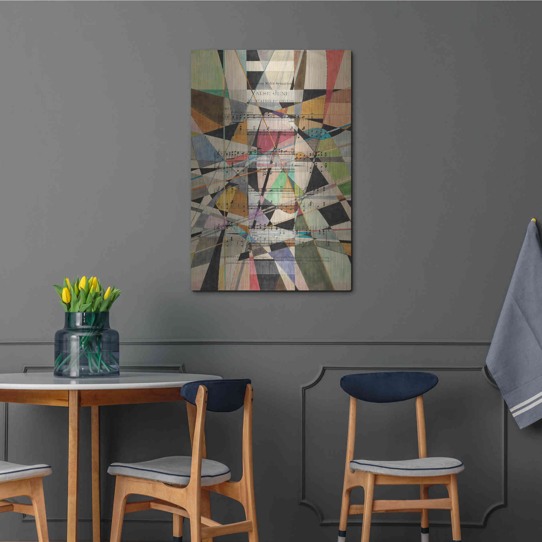 Luxe Metal Art 'Valse June' by Nikki Galapon, Metal Wall Art,24x36